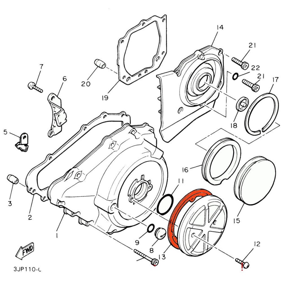 Service Moto Pieces|VMX-12 1200 - Vmax - (1FK)