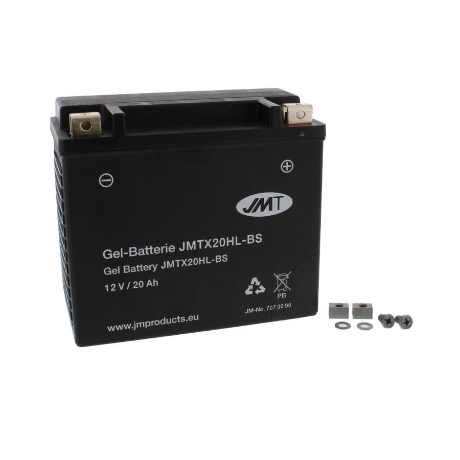 Service Moto Pieces|Batterie - GEL - YTX20HL-BS - JMT -|Batterie - Gel - 12Volt|121,10 €