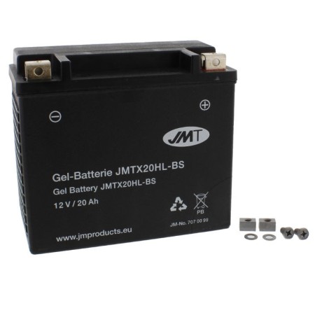 Service Moto Pieces|Batterie - GEL - YTX20HL-BS - JMT -|Batterie - Gel - 12Volt|121,10 €