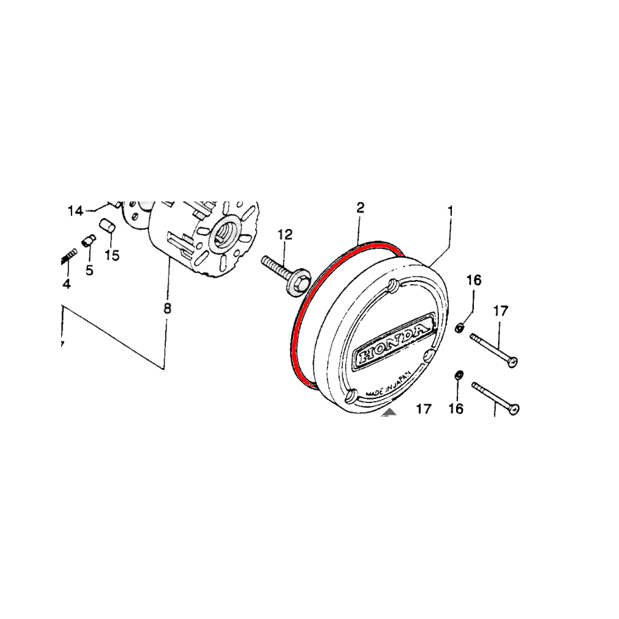 Service Moto Pieces|Carburateur - Joint torique - ø 12.00 x1.50 mm|Joint Torique|2,50 €