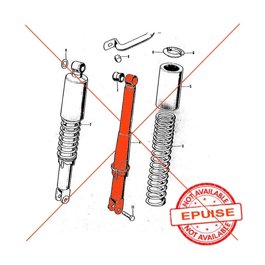 Service Moto Pieces|Poignee caoutchouc - Domino - ø 22 - lg 120 mm - Fermée|Poignée Caoutchouc|21,50 €