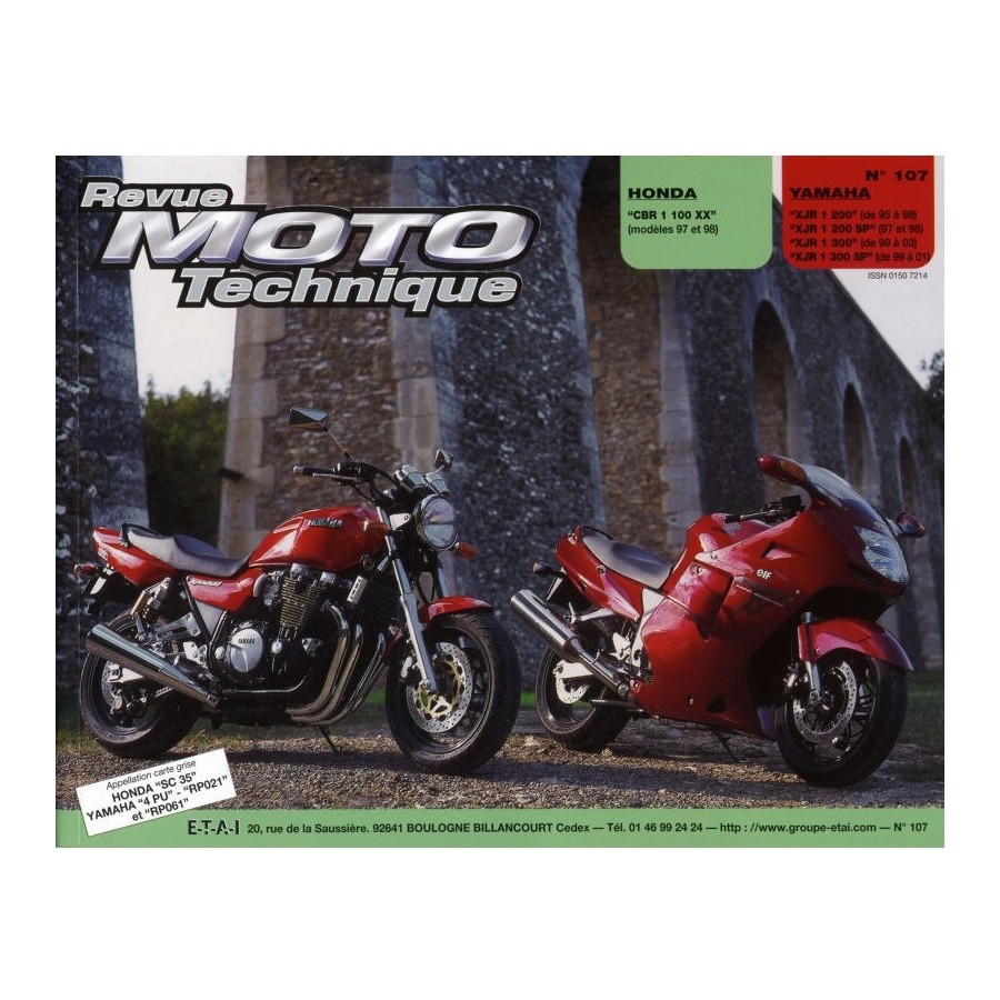 Service Moto Pieces|RTM - N° 065.2 - MTX50 - DT50 - Revue Technique moto - Version PAPIER|Honda|39,00 €