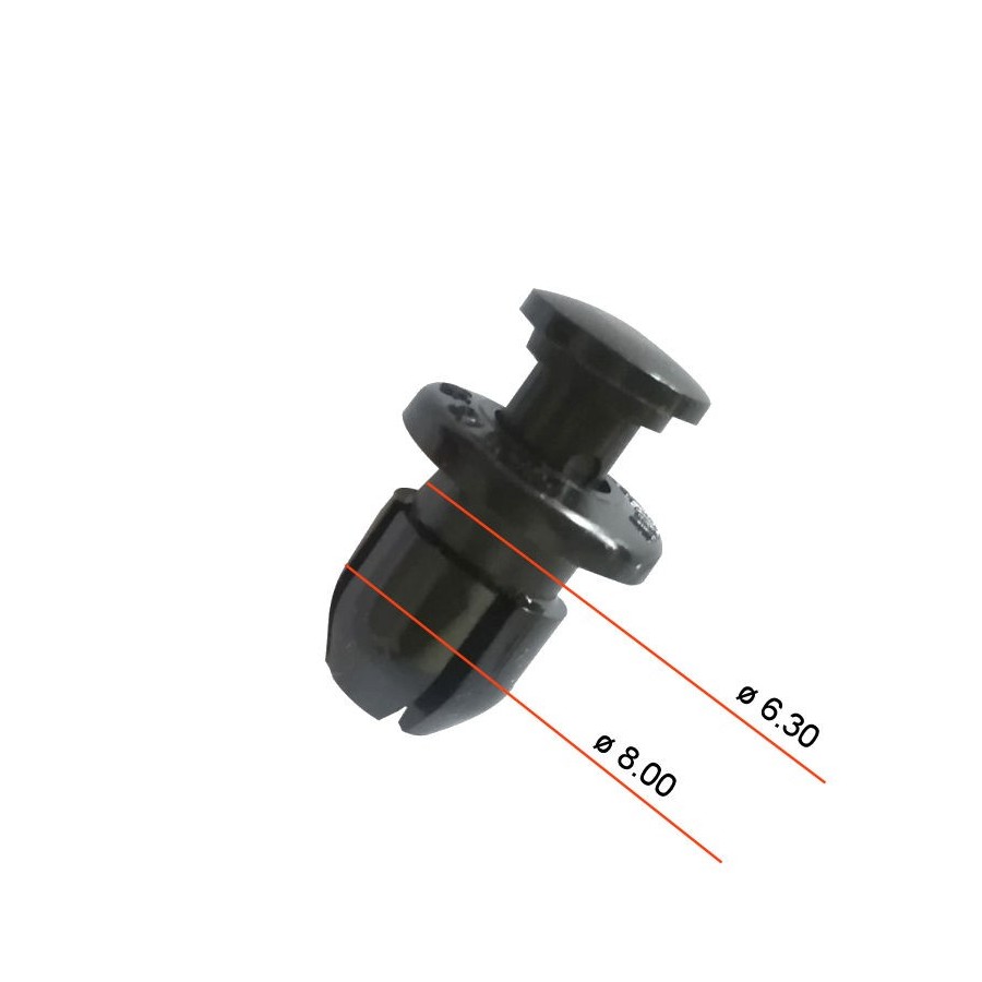 Agrafe (x10) - Clips de fixation de carenage - ø 6.3mm - ø 13 mm - (x10)