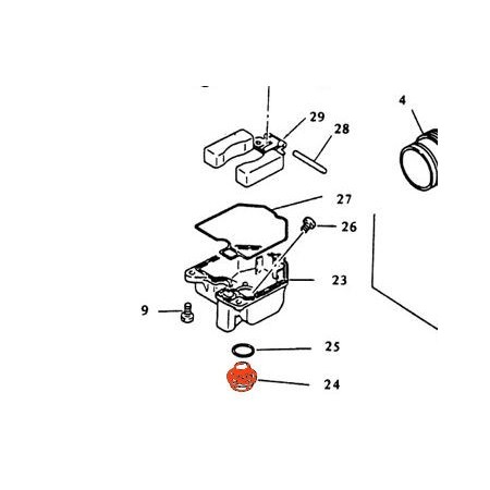 Service Moto Pieces|Carburateur - FCR - CR - bouchon de Cuve - 018-662|Rampe inclinee|11,33 €