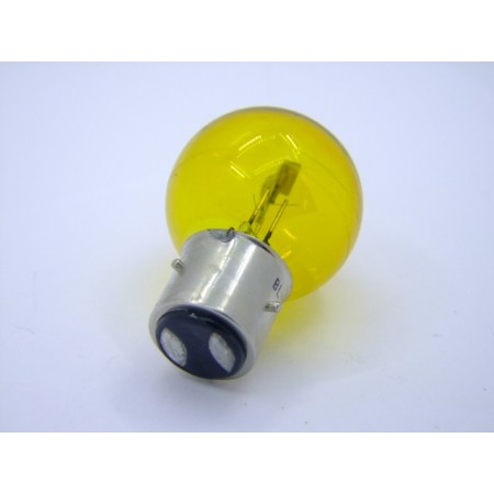 Service Moto Pieces|Ampoule - 12v - 35/35w - BA21D - Jaune - ( 3 ergots )|Ampoule 12 Volt|8,50 €