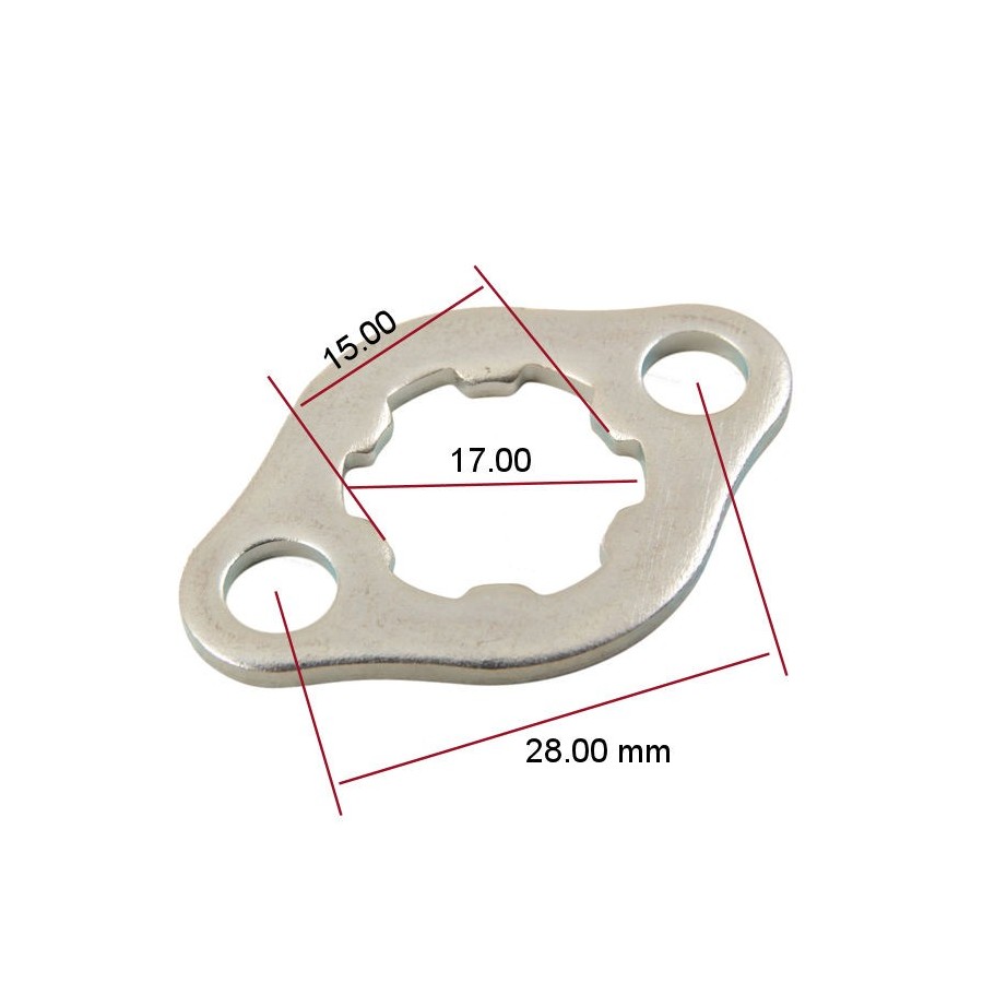 Vis de fixation bloque pignon sortie de boite (x2)