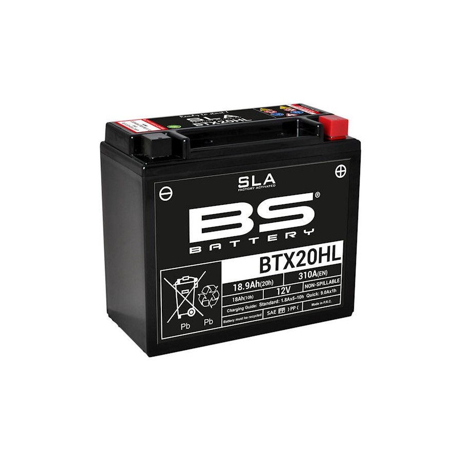 Service Moto Pieces|Batterie - 12v - GEL - BS - BB14L-A2 - (YB14L-A2 / YB14L-B2) - 134x89x160mm |Batterie - Gel - 12Volt|104,00 €