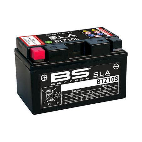 Service Moto Pieces|Batterie - 12v - Gel - BS - BTZ10S SLA 12V 190A - |Batterie - Gel - 12Volt|85,37 €