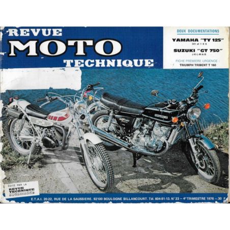 RTM - N° 23 - GT750 - Version PDF - Revue Technique Moto