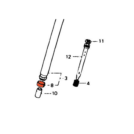 Fourche - Bague inferieure de glissement (x1) - Fourche - ø 37 mm