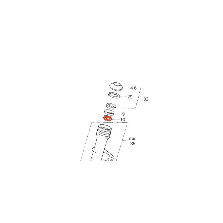 Fourche - Bague de guide (x1)