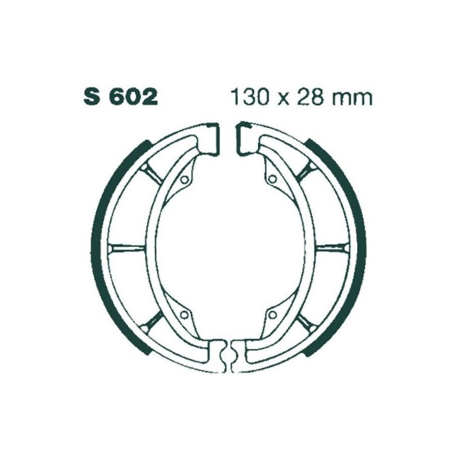 Frein - Machoire - Arriere - EBC - 130x28 mm