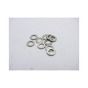 Rondelle - plate (x10) - DIN125 - zingué - ø 3.2 x6.9 - ep. 0.60mm