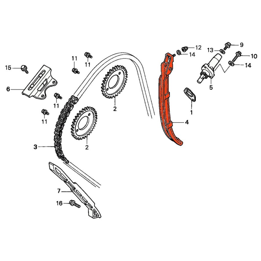 Service Moto Pieces|Anti-parasite TK - SB-05 F - 180° - Rouge - (SB05F)|AntiParasite|4,90 €