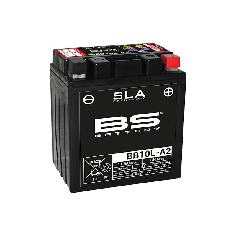 Service Moto Pieces|Batterie - 12v - BS - BB10L-A2 SLA - Gel|Batterie - Gel - 12Volt|71,00 €