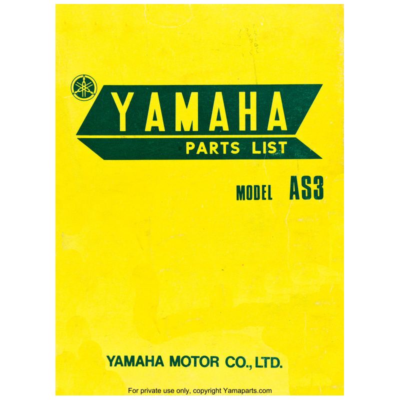 Liste de pieces - Parts List - 125 - AS3 - Edition 1971
