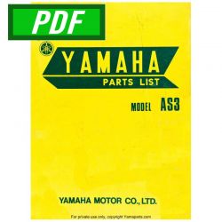 Liste de pieces - Parts List - 125 - AS3 - Edition 1971