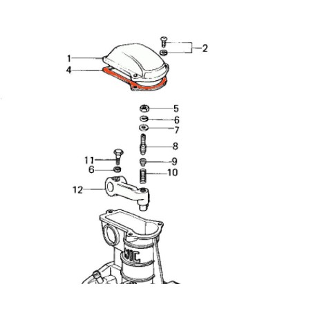 Carburateur - joint de Couvercle - 16019-031