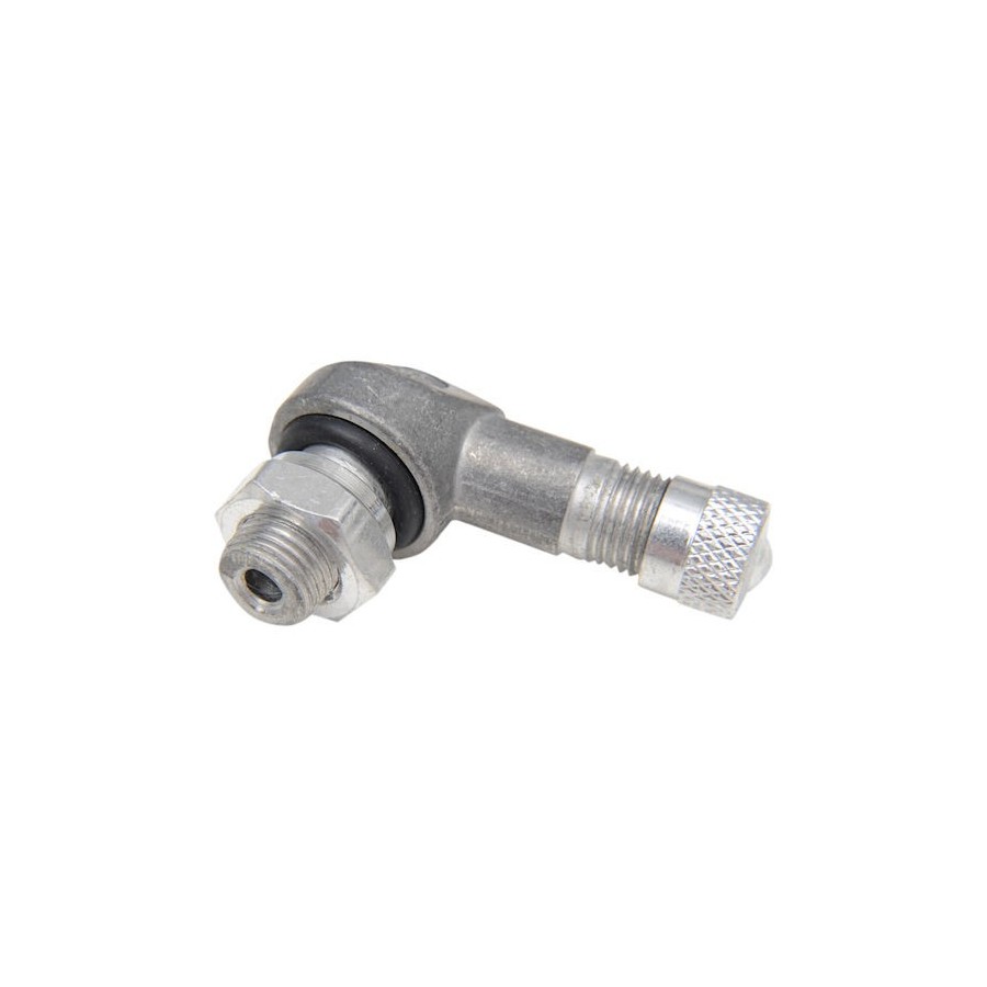 Valve de jante - ø 8.3mm - coudée - Argent