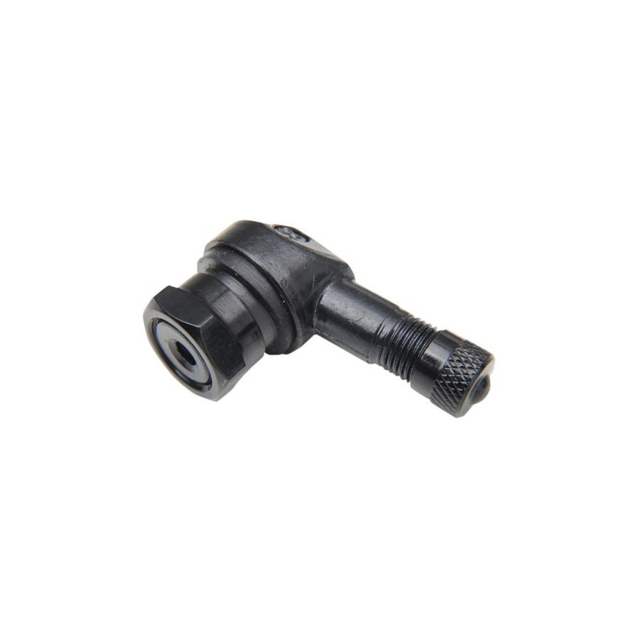 Service Moto Pieces|Valve de jante - ø 11.3mm - Acier Coude 90°|Valve|1,90 €