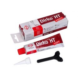 Pate a joint - DIRKO - Silicone Rouge - 315°C - 70ml