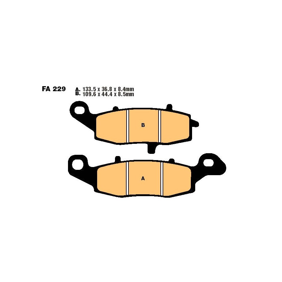 Service Moto Pieces|Frein - Jeu de Plaquettes - BREMBO - 07KS05SP -|Plaquette|52,32 €