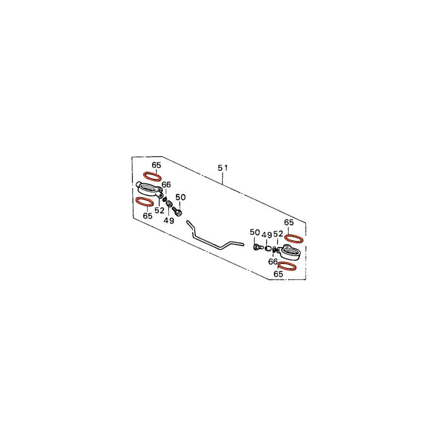 Service Moto Pieces|Joint torique (x1) - ø 5.80 x1.90mm - 91305-323-000 - 13673-26E10 - 91318-ME5-003|Joint Torique|2,10 €