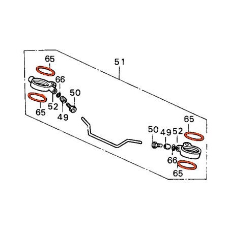 Fourche - joint torique - (x1) - ø 38.50 x2.00 -