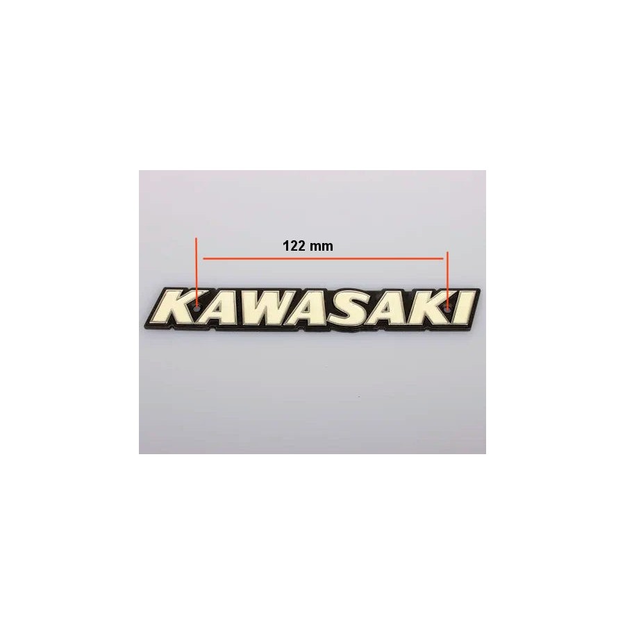 Service Moto Pieces|Embleme de reservoir - Kawasaki - 56014-1013 - Z1-900 - Z400 - 122mm|Reservoir - robinet|18,50 €