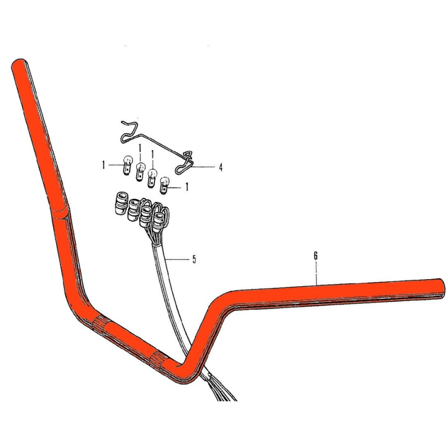 Service Moto Pieces|Cable - Accélérateur - Tirage A - NX650 - 1988-1989|Cable Accelerateur - tirage|59,00 €