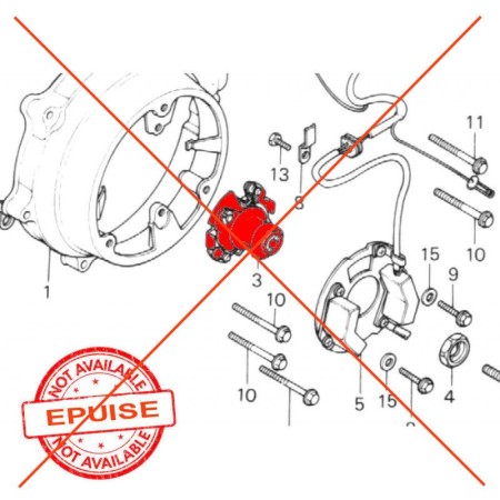 Service Moto Pieces|Allumage - Ensemble d'avance d'allumage - CB900F|Vis platinee|159,00 €