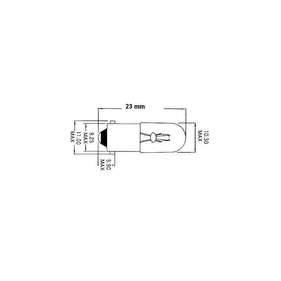 Ampoule - BA9S - 12v - 2w