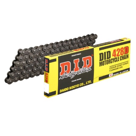 Transmission - Chaine - DID D - 428-120 maillons - Noir - a clipser