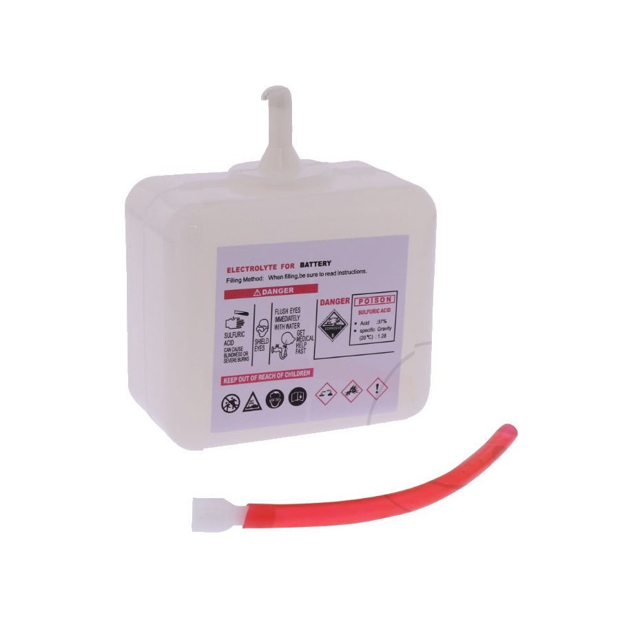 Acide pour batterie 12V - bouteille 1L - Accessoires