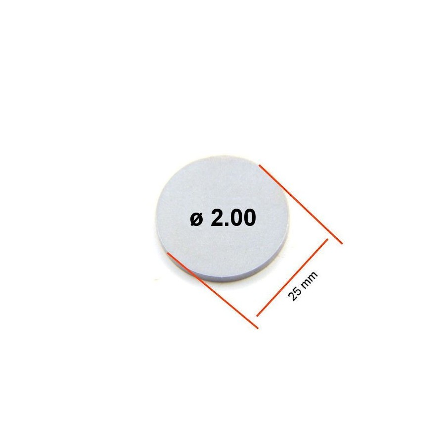 Moteur - Pastille 2.00 - ø 25mm - Jeux aux soupapes