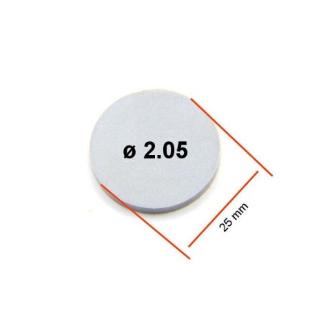 Service Moto Pieces|Moteur - Pastille 2.05 - ø 25mm - Jeux aux soupapes|Pastille - ø 25.0 mm|15,90 €