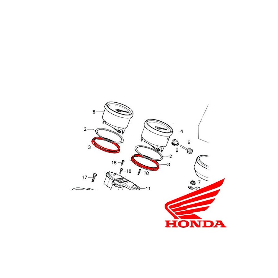 Service Moto Pieces|Fourche - cache poussiere (x1) - HONDA - ø35x48x12.5 mm|Fourreaux + kit + joint|14,90 €