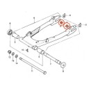 Bras oscillant - silent-bloc de fixation amortisseur - (x1)