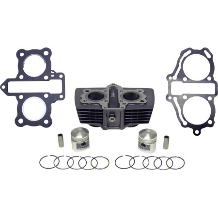 Moteur : Kit 125cm3 - bloc cylindre / Piston - ø 44mm - CB125 T - CM125C - CM125T - CA125 Rebel - CB125Td