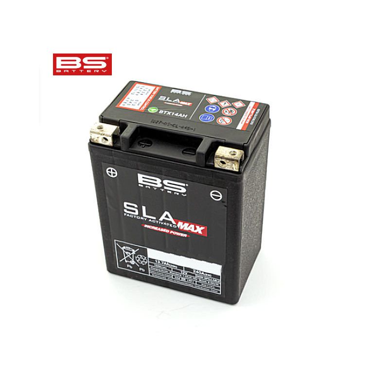 Service Moto Pieces|Batterie - 12v - GEL -  BS - BB12A-A2 SLA - 134x80x160mm|Batterie - Acide - 12 Volt|84,90 €