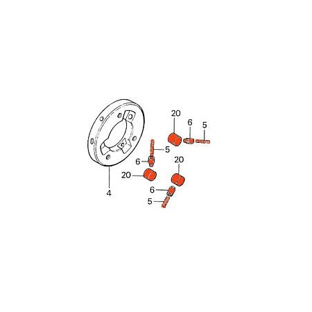 Demarreur - Roue Libre - Kit de Réparation - CBX650 - VF500C - CB650(soch)