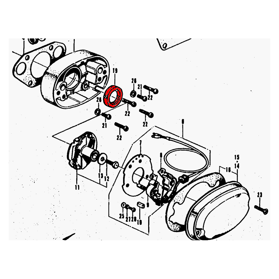 Pochette De Joints Spi Pour Honda CB350K / CL350K - Neuf - Réf. Honda 90000286010