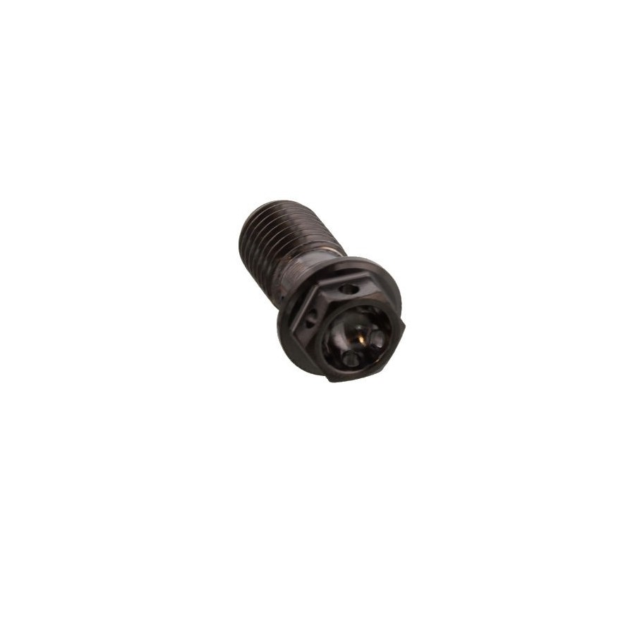 Frein - Vis banjo - Simple - Racing - Percée pour fil torsadé - M10x1.00 - Noir Frein - Vis banjo - Simple - Racing - Percée pour fil torsadé - M10x1.00 - Noir