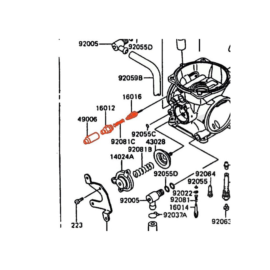 Service Moto Pieces|Carburateur - bouchon de Cuve - 22U-14115-00 - |Kit carbu|10,50 €