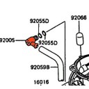 Carburateur - Coude de durite - 92005-1120