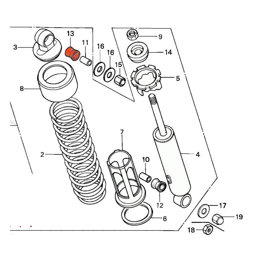 Service Moto Pieces|GL1200 - Goldwing - (SC14)