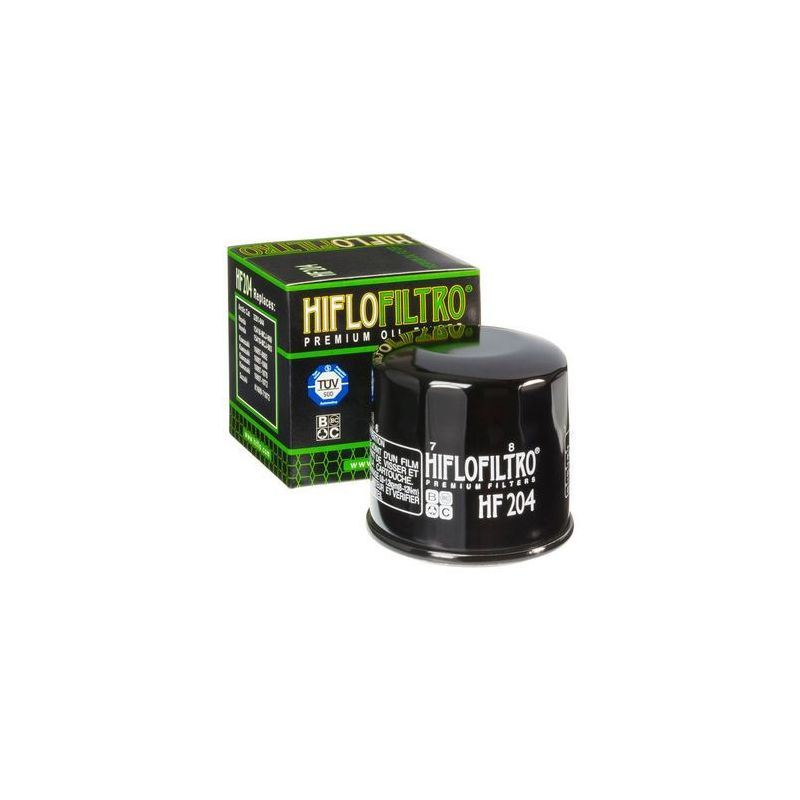 Service Moto Pieces|Filtre a huile - Hilflofiltro - HF-204 - Noir - 15410-MCJ-505|Filtre a huile|8,60 €