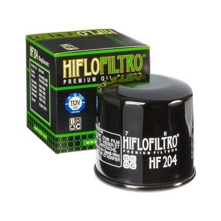 Service Moto Pieces|Filtre a huile - Hilflofiltro - HF-204 - Noir - 15410-MCJ-505|Filtre a huile|8,60 €