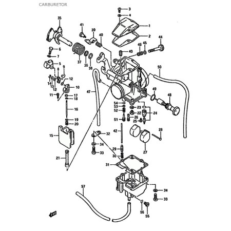 Service Moto Pieces|Carburateur - VM38 - Joint de Cuve - DR600 R/S - 13251-14A00|Joint de cuve|6,90 €