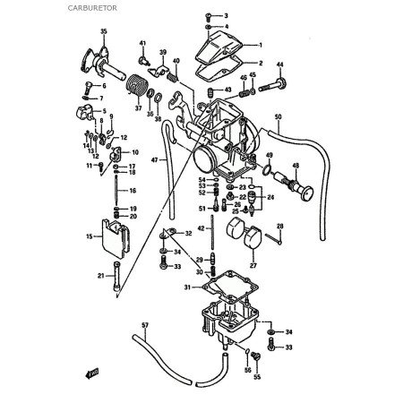 Carburateur - Joint de couvercle - DR600 R/S - 13266-14A00